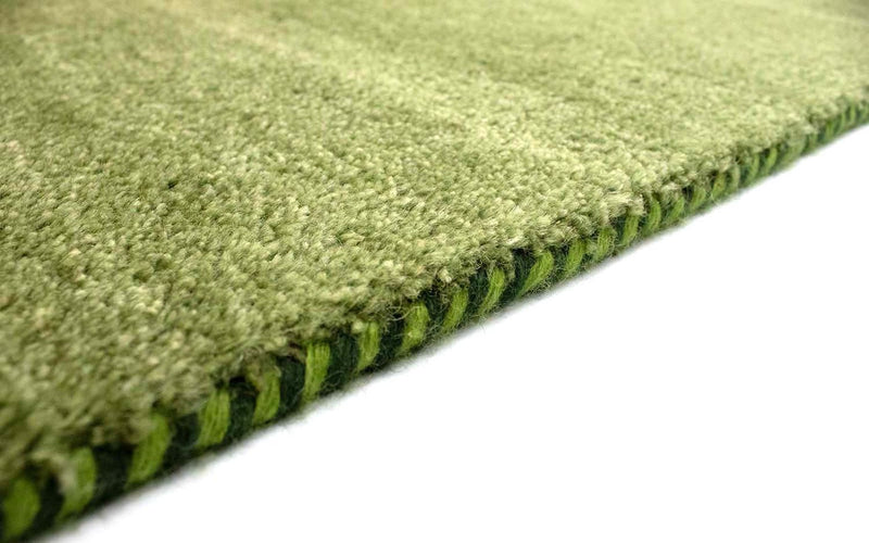 Alfombra Gabbeh - Indus - 90 x 60 cm - verde claro