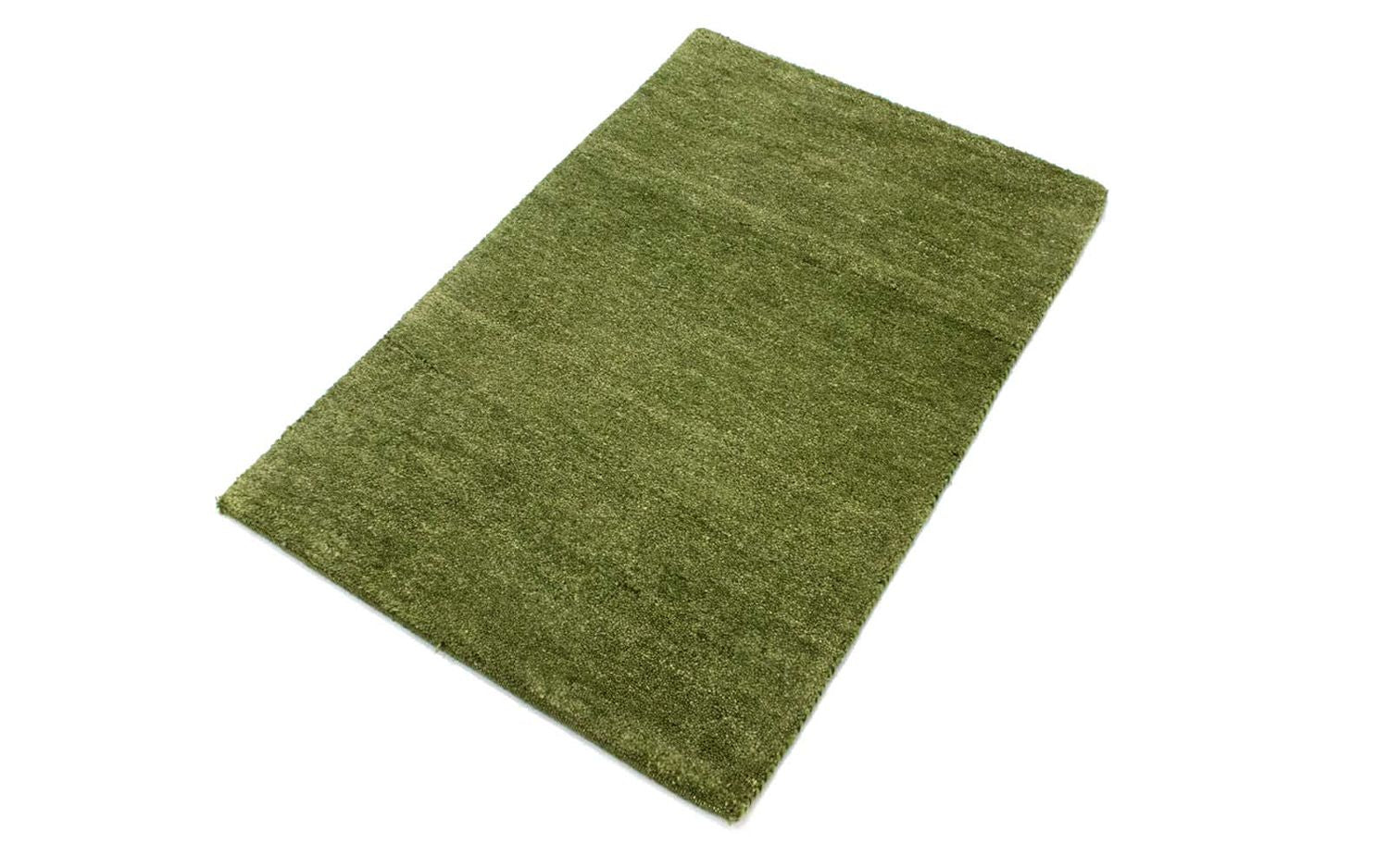Alfombra Gabbeh - Indus - 90 x 60 cm - verde claro
