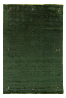 Alfombra Gabbeh - Indus - 300 x 200 cm - verde oscuro