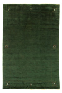 Alfombra Gabbeh - Indus - 300 x 200 cm - verde oscuro