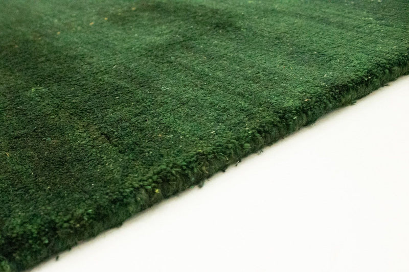 Alfombra Gabbeh - Indus - 300 x 200 cm - verde oscuro
