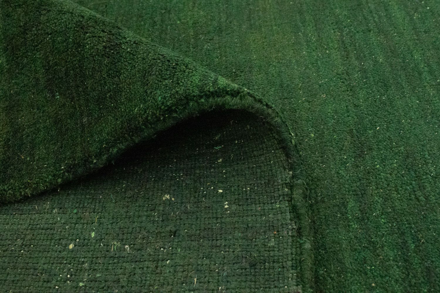 Alfombra Gabbeh - Indus - 300 x 200 cm - verde oscuro