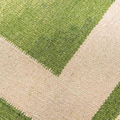 Alfombra de pasillo Alfombra Kelim - Tendencia - 250 x 80 cm - verde