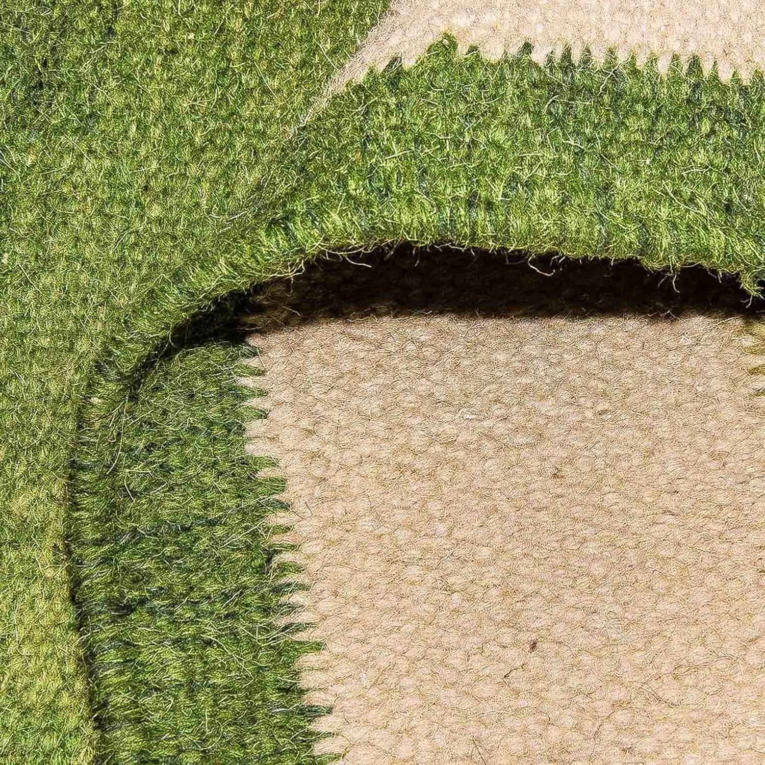 Alfombra de pasillo Alfombra Kelim - Tendencia - 250 x 80 cm - verde