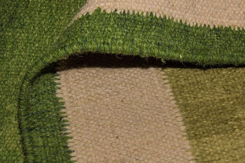 Alfombra de pasillo Alfombra Kelim - Tendencia - 250 x 80 cm - verde