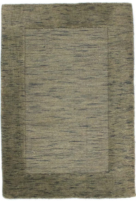 Alfombra de lana - 90 x 60 cm - gris