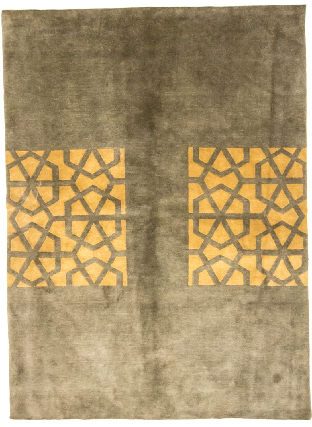Alfombra de Nepal - 244 x 180 cm - marrón