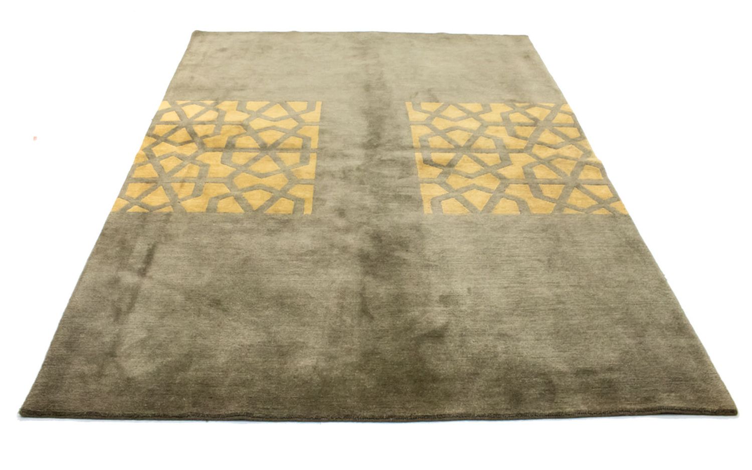 Alfombra de Nepal - 244 x 180 cm - marrón