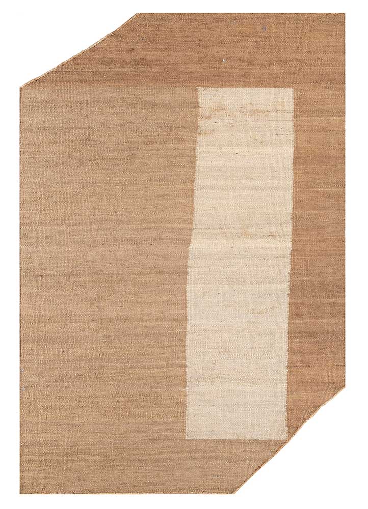 Alfombra de diseño forma especial  - 270 x 180 cm - beige oscuro