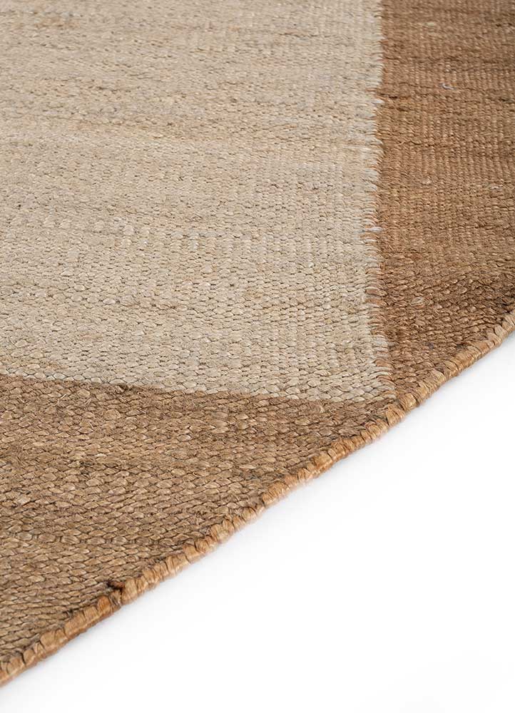 Alfombra de diseño forma especial  - 270 x 180 cm - beige oscuro