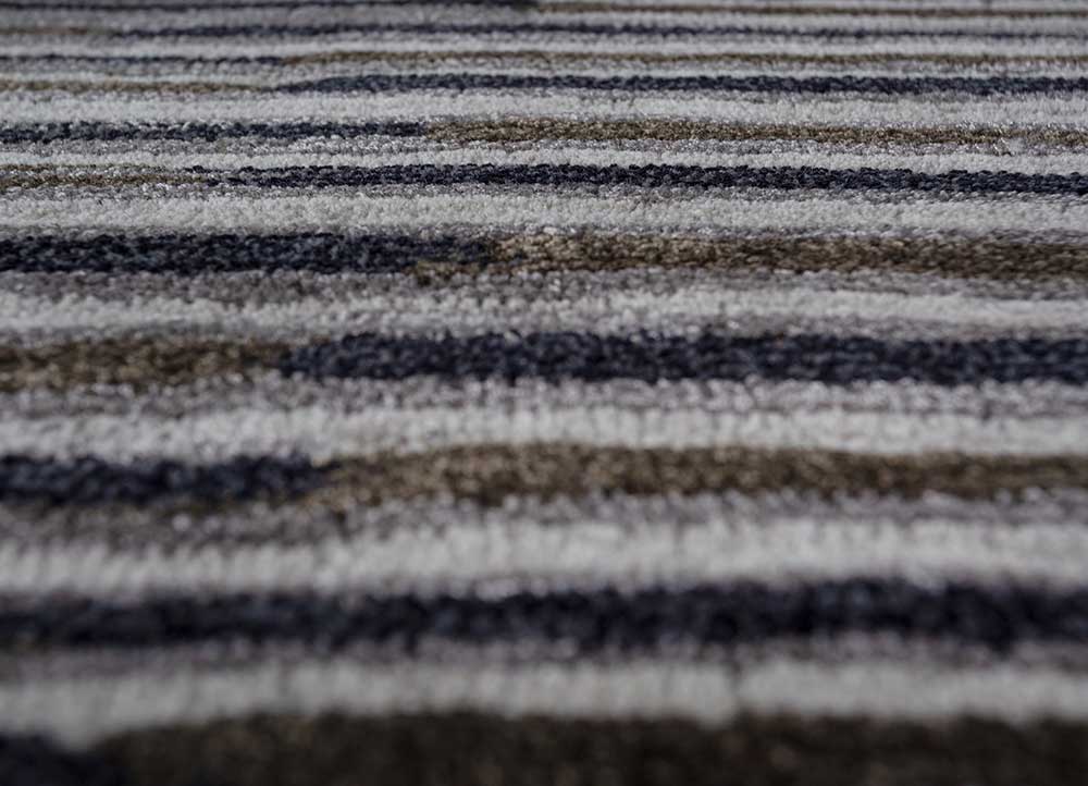 Alfombra de lana forma especial  - 152 x 55 cm - antracita