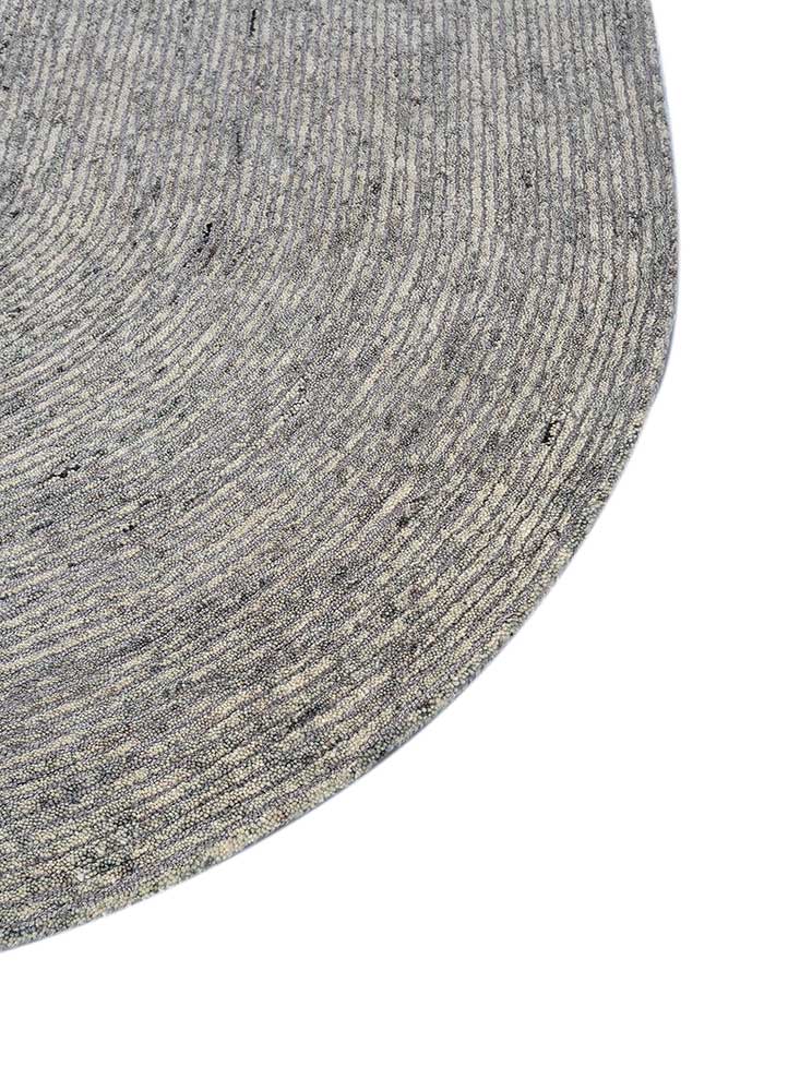 Alfombra de lana forma especial  - 225 x 150 cm - gris