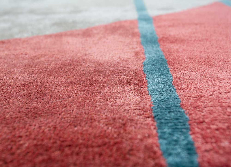 Alfombra de diseño forma especial  - 240 x 150 cm - multicolor