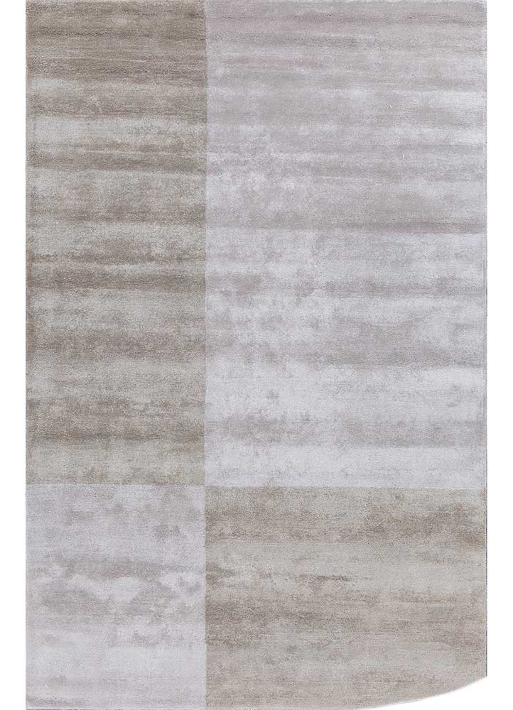 Alfombra de diseño forma especial  - 240 x 150 cm - gris claro