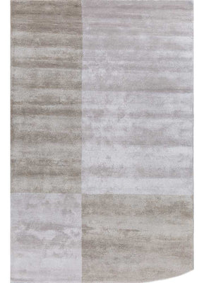 Alfombra de diseño forma especial  - 240 x 150 cm - gris claro