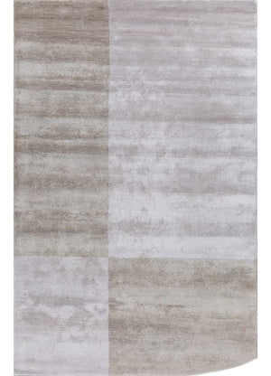 Alfombra de diseño forma especial  - 240 x 150 cm - gris claro