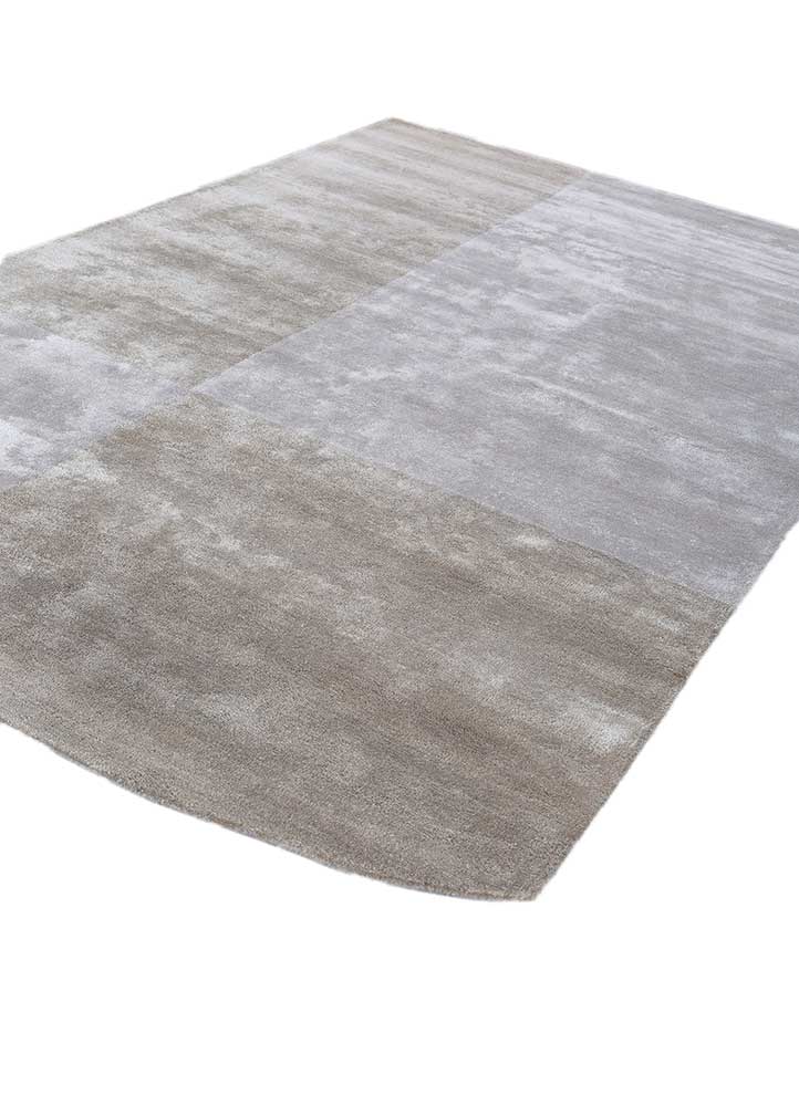 Alfombra de diseño forma especial  - 240 x 150 cm - gris claro