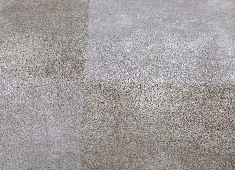 Alfombra de diseño forma especial  - 240 x 150 cm - gris claro