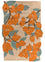 Alfombra de lana forma especial  - 270 x 180 cm - oro