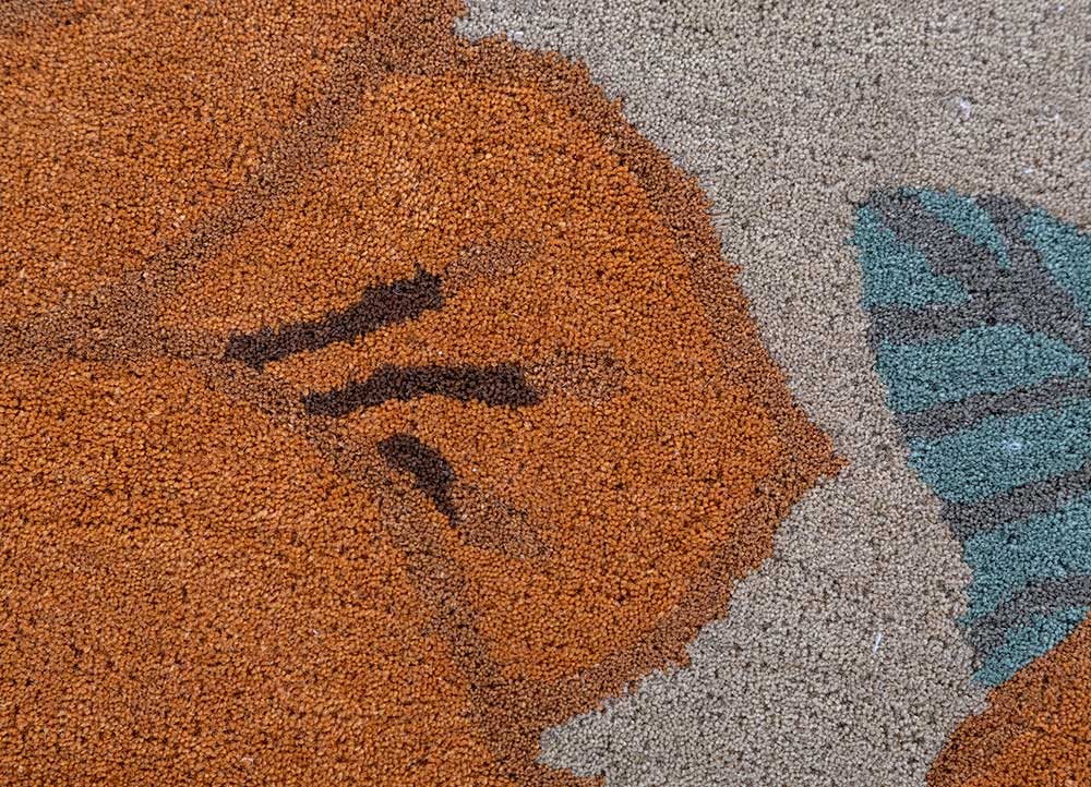Alfombra de lana forma especial  - 270 x 180 cm - oro