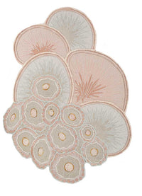 Alfombra de lana forma especial  - 240 x 180 cm - beige