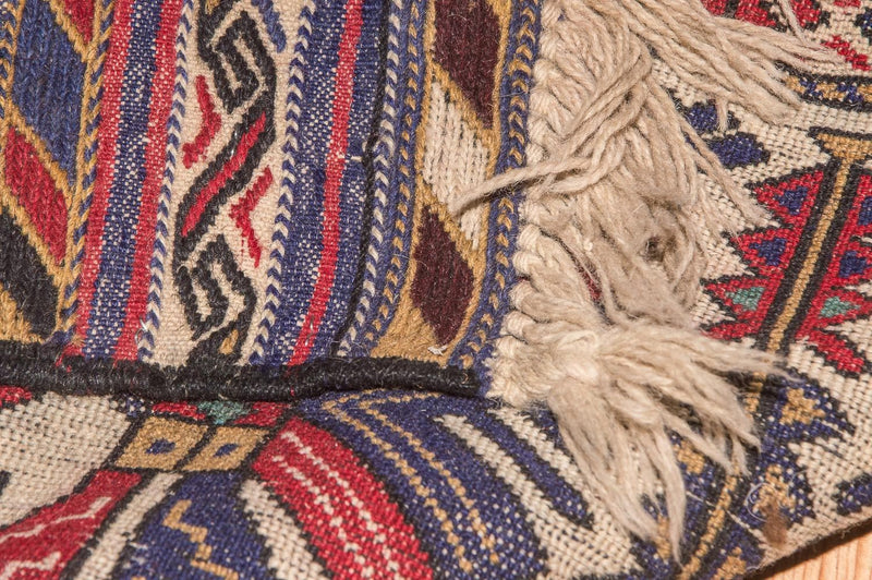 Alfombra Kelim - Antigua - 276 x 185 cm - beige