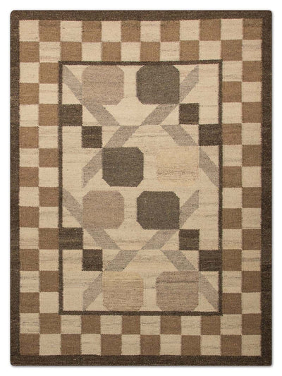 Kilim moderno Alfombra 140x200cm - Alfombra de lana