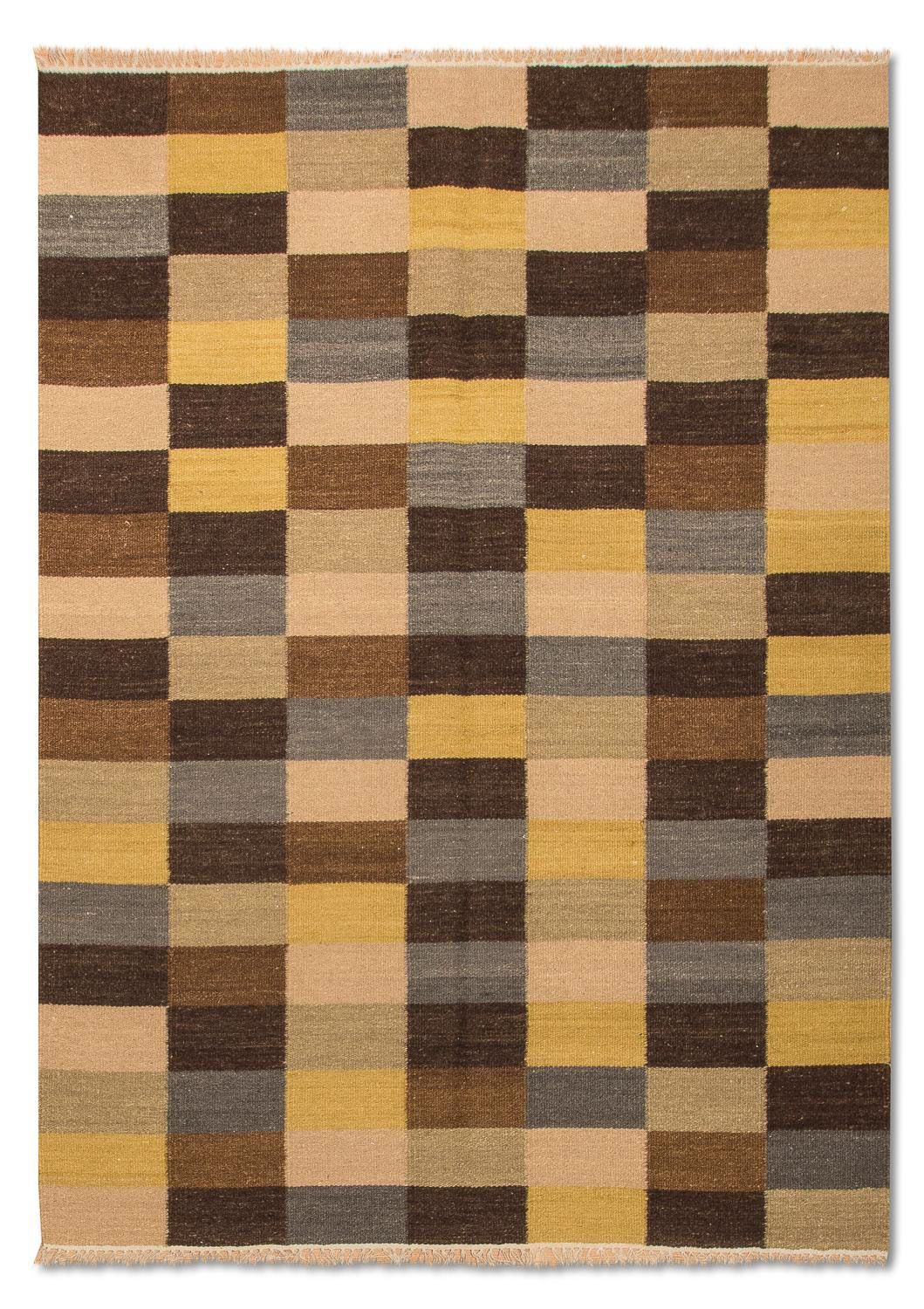 Alfombra Kelim - Tendencia - 200 x 140 cm - multicolor
