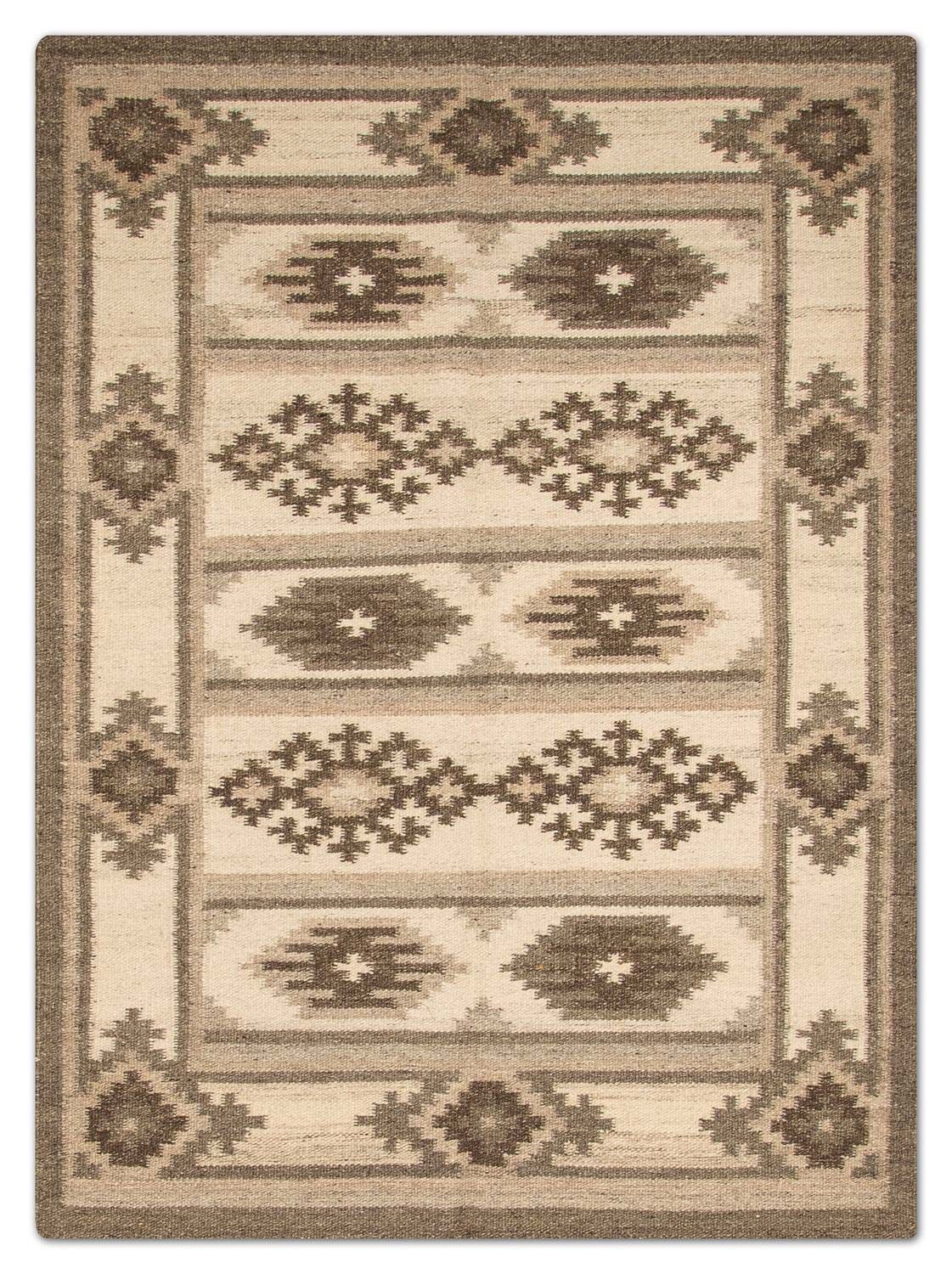Alfombra Kelim - Tendencia - 200 x 140 cm - natural