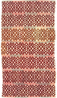 Alfombra de pasillo Alfombra Kelim - Oriental - 240 x 127 cm - multicolor