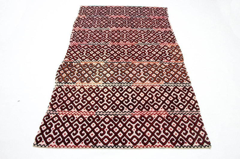 Alfombra de pasillo Alfombra Kelim - Oriental - 240 x 127 cm - multicolor