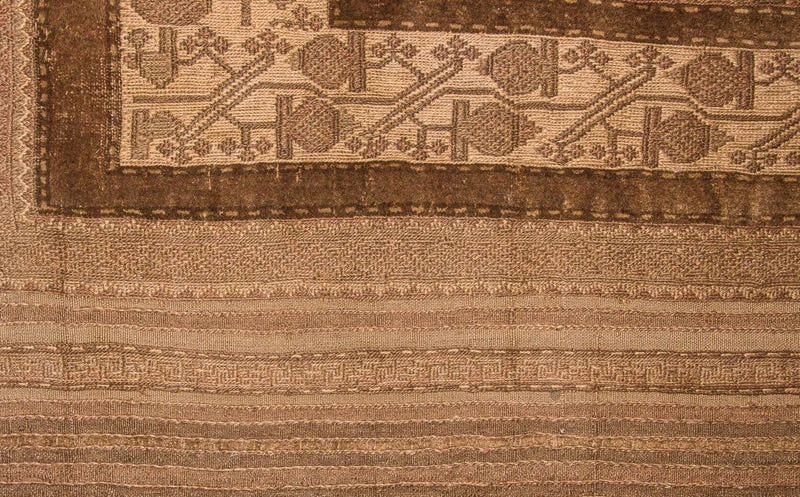Alfombra Kelim - Antigua - 280 x 183 cm - marrón
