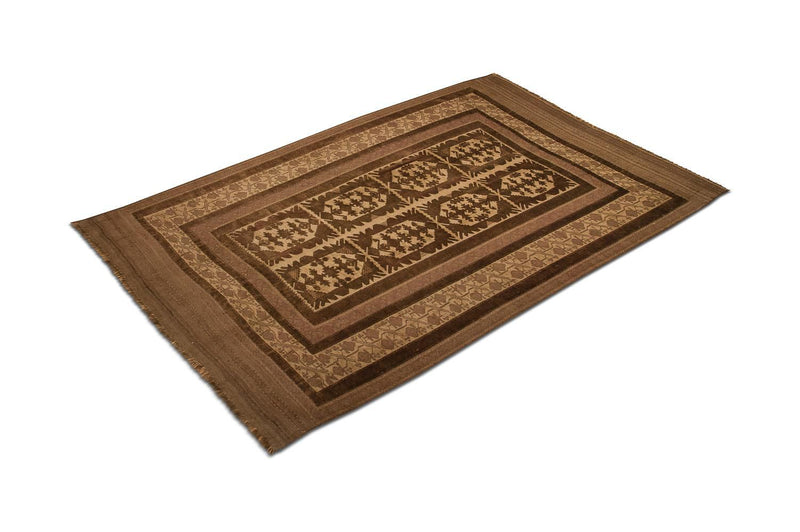 Alfombra Kelim - Antigua - 280 x 183 cm - marrón