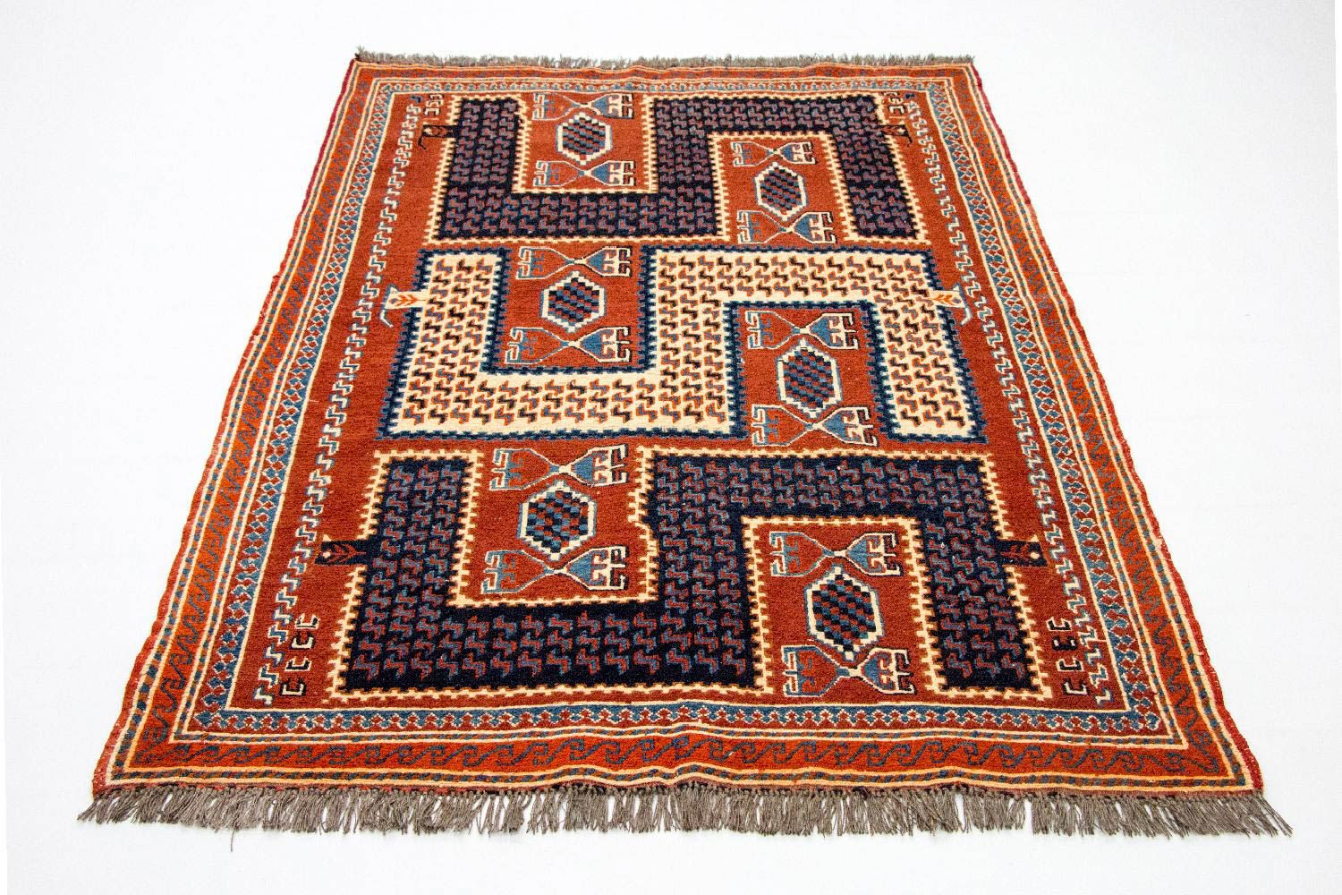 Alfombra Kelim - Oriental - 185 x 145 cm - multicolor