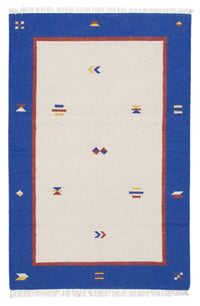 Alfombra Kelim - Tendencia - 180 x 120 cm - beige