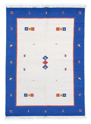 Alfombra Kelim - Tendencia - 200 x 140 cm - beige