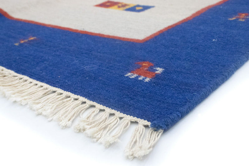 Alfombra Kelim - Tendencia - 200 x 140 cm - beige