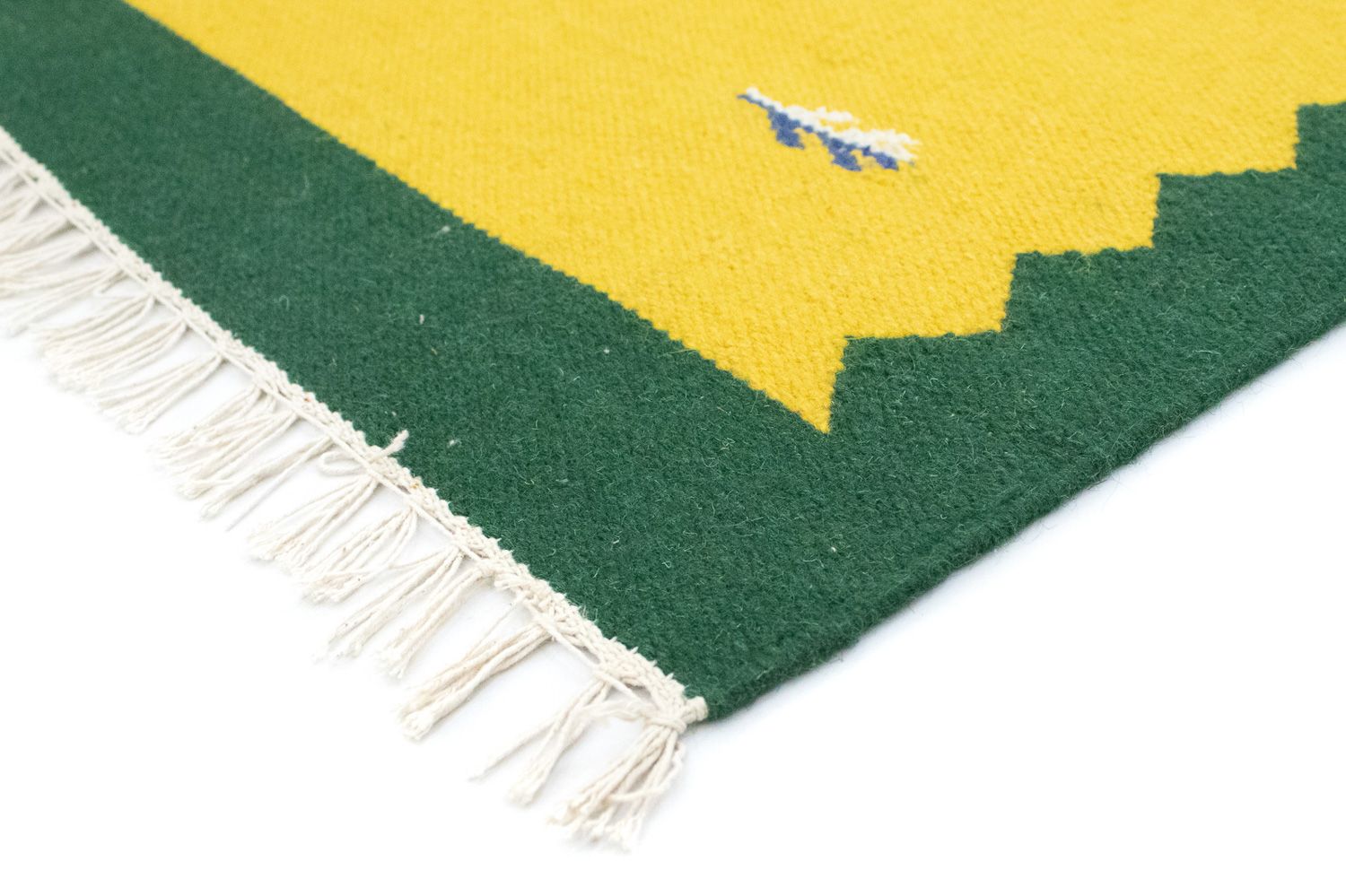 Alfombra Kelim - Tendencia - 180 x 120 cm - amarillo