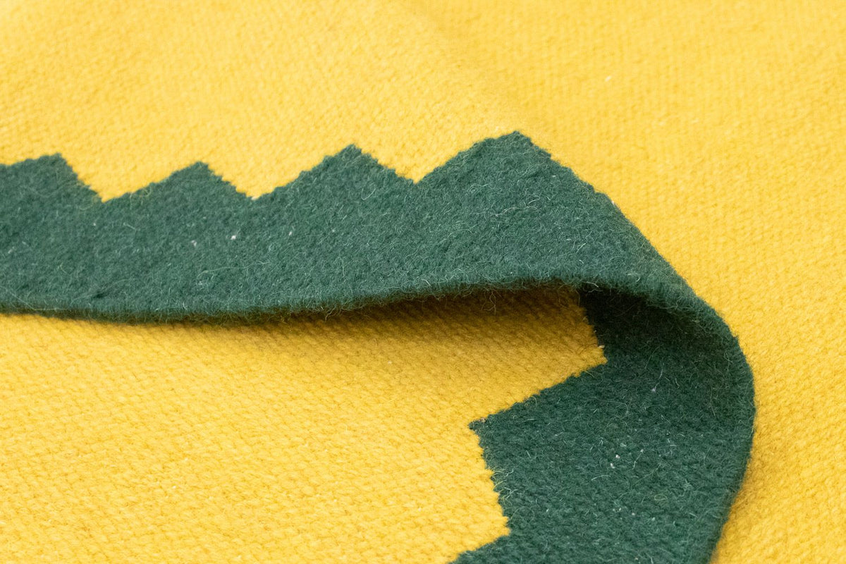 Alfombra Kelim - Tendencia - 180 x 120 cm - amarillo