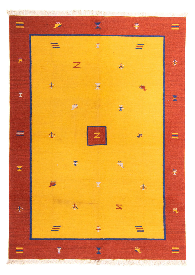 Alfombra Kelim - Tendencia - 240 x 170 cm - oro
