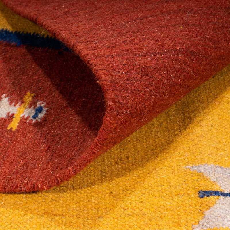 Alfombra Kelim - Tendencia - 240 x 170 cm - oro