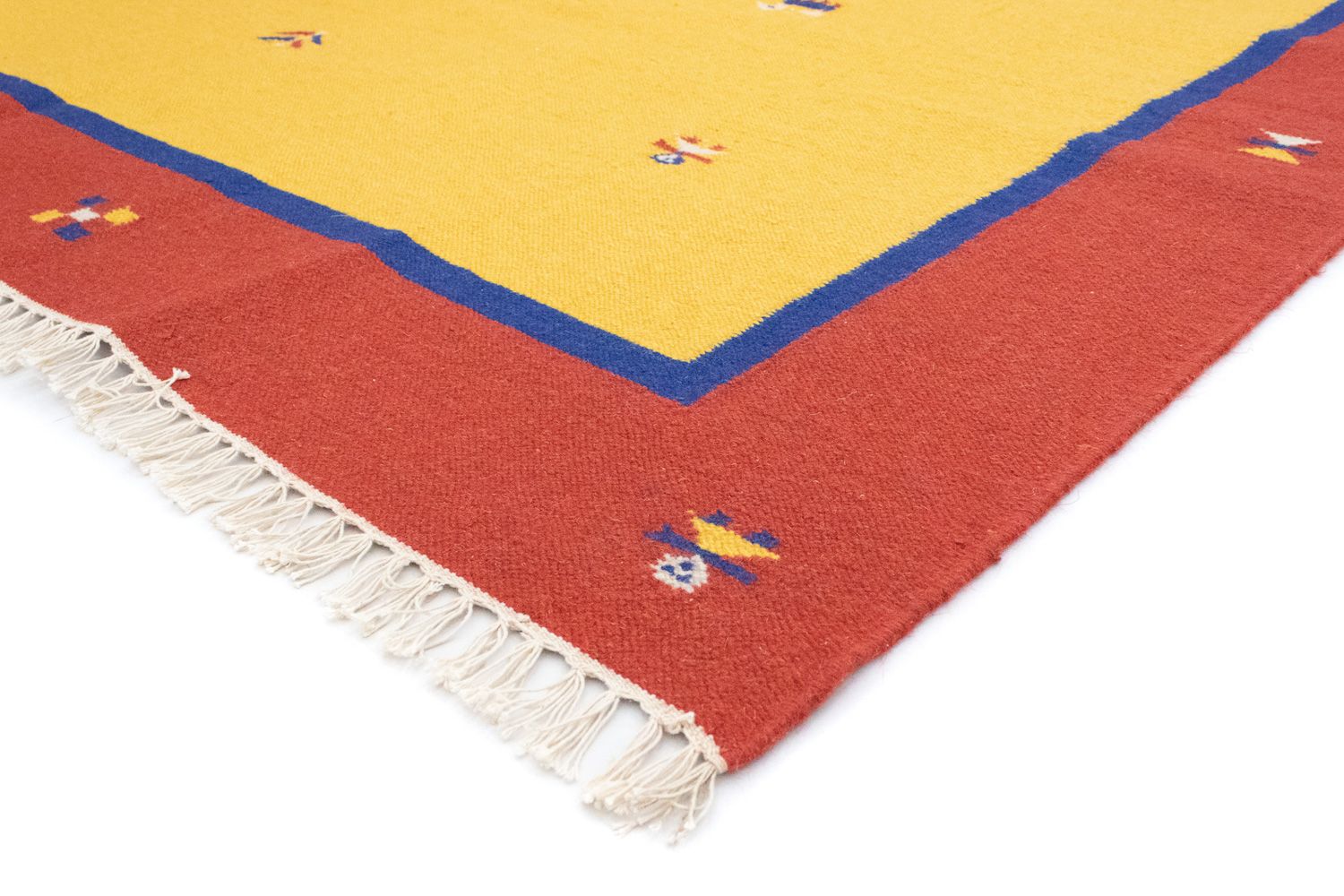 Alfombra Kelim - Tendencia - 300 x 200 cm - amarillo