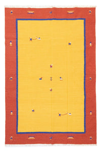 Alfombra Kelim - Tendencia - 300 x 200 cm - amarillo