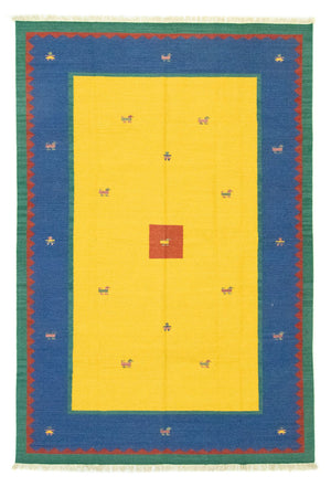 Alfombra Kelim - Tendencia - 300 x 200 cm - amarillo