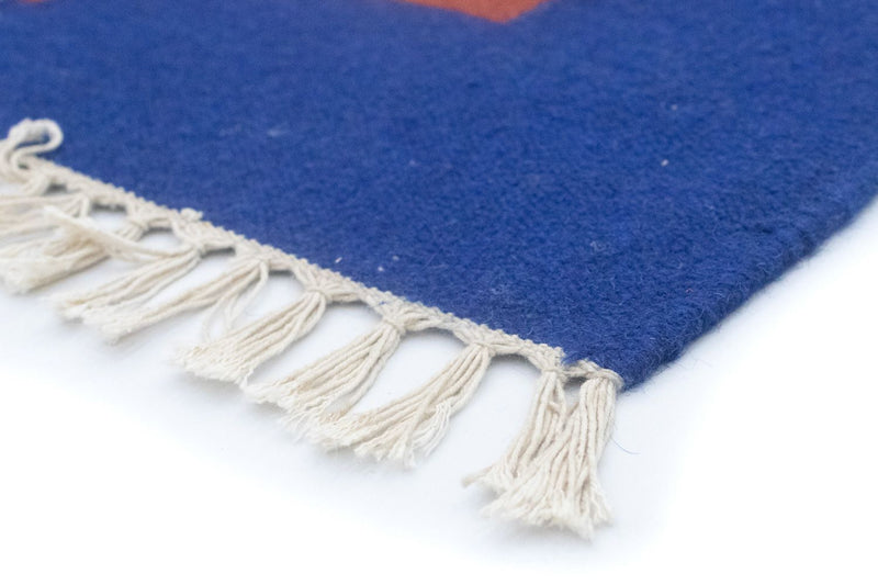 Alfombra Kelim - Tendencia - 200 x 140 cm - amarillo