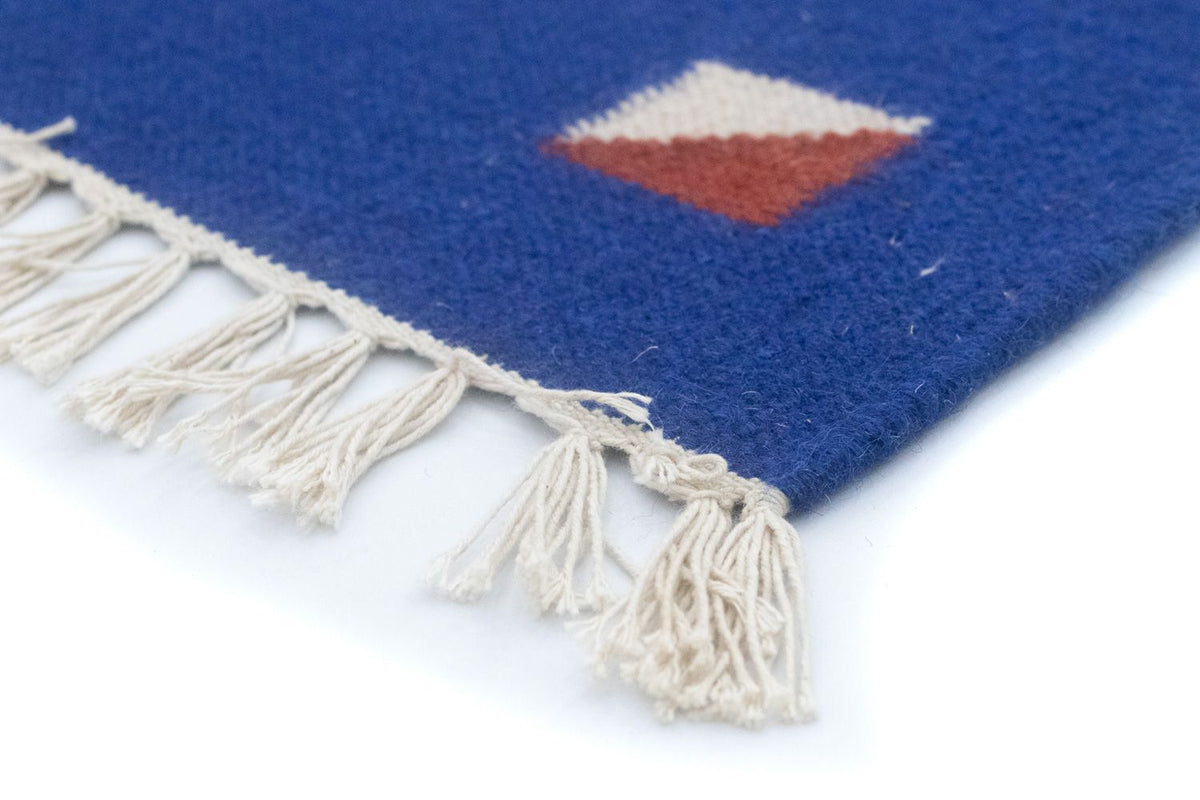 Alfombra Kelim - Tendencia - 200 x 140 cm - amarillo