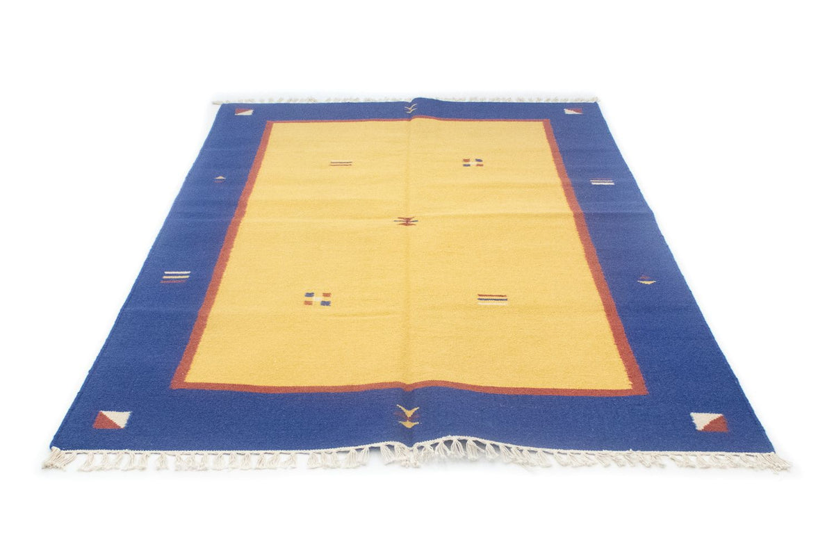 Alfombra Kelim - Tendencia - 200 x 140 cm - amarillo