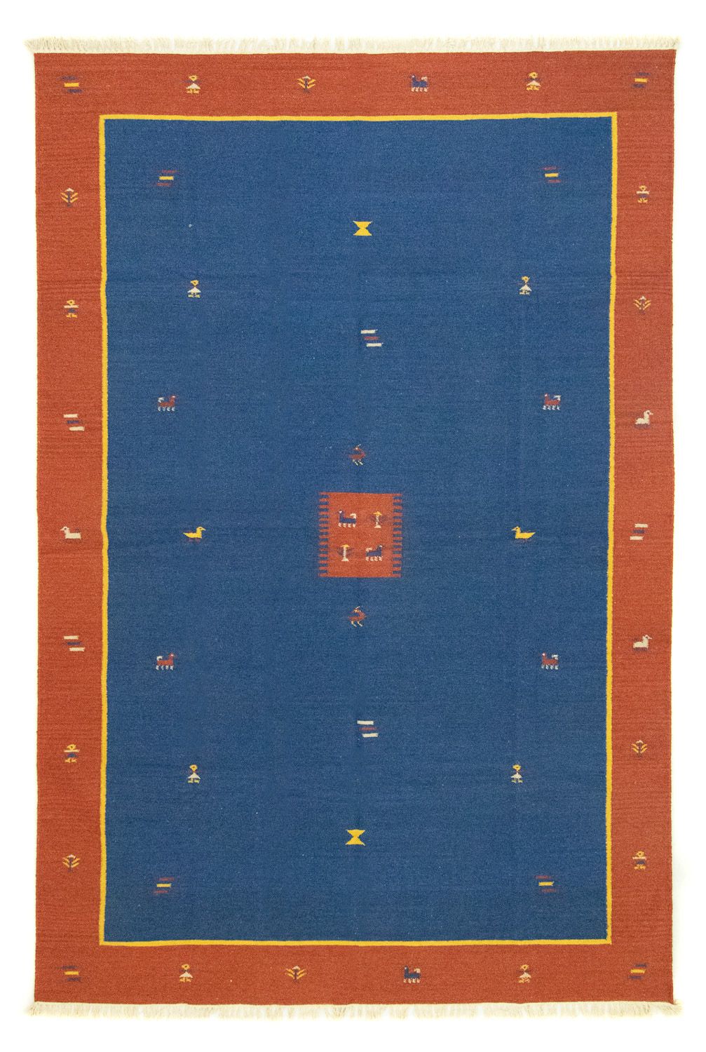 Alfombra Kelim - Tendencia - 300 x 200 cm - azul