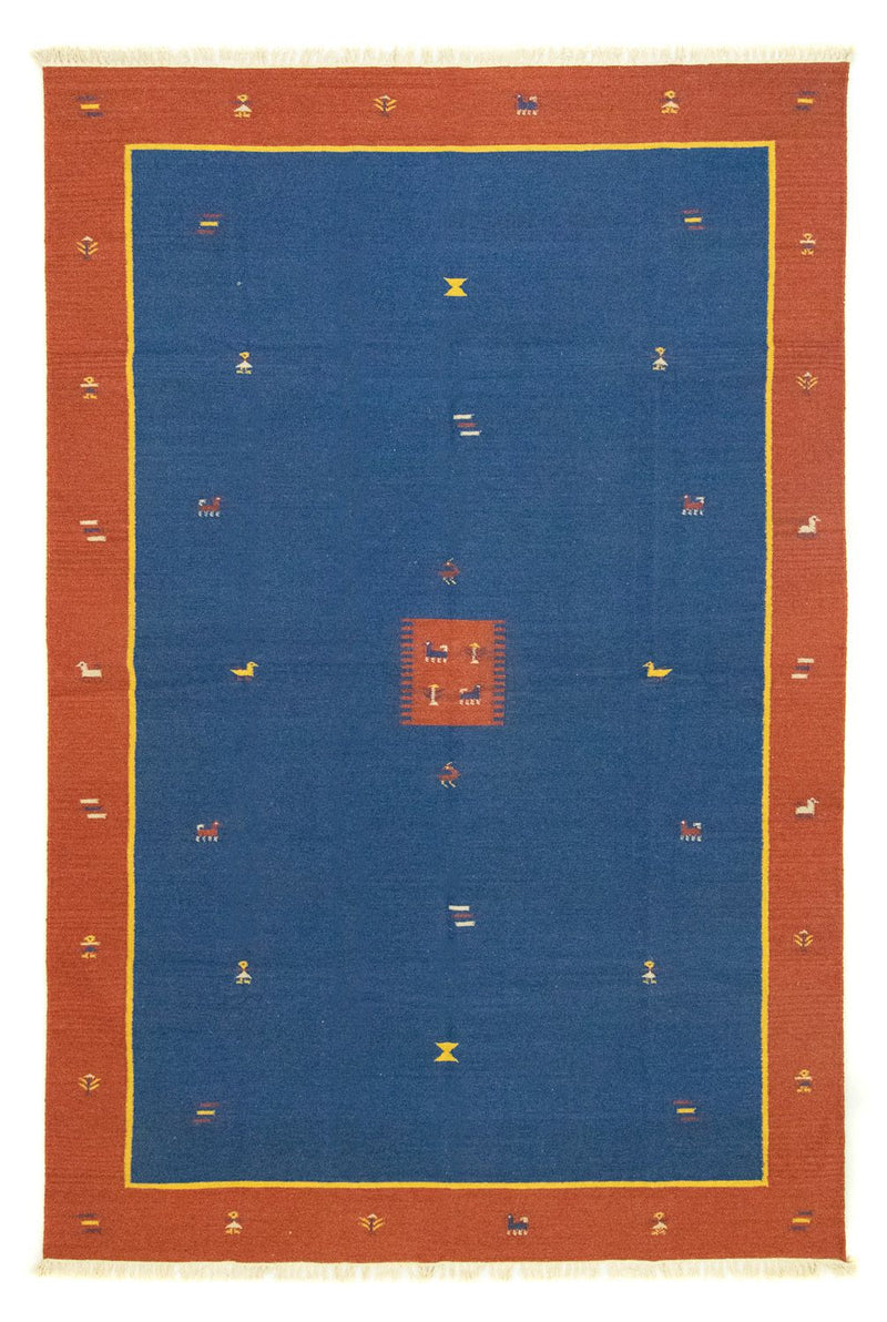 Alfombra Kelim - Tendencia - 300 x 200 cm - azul