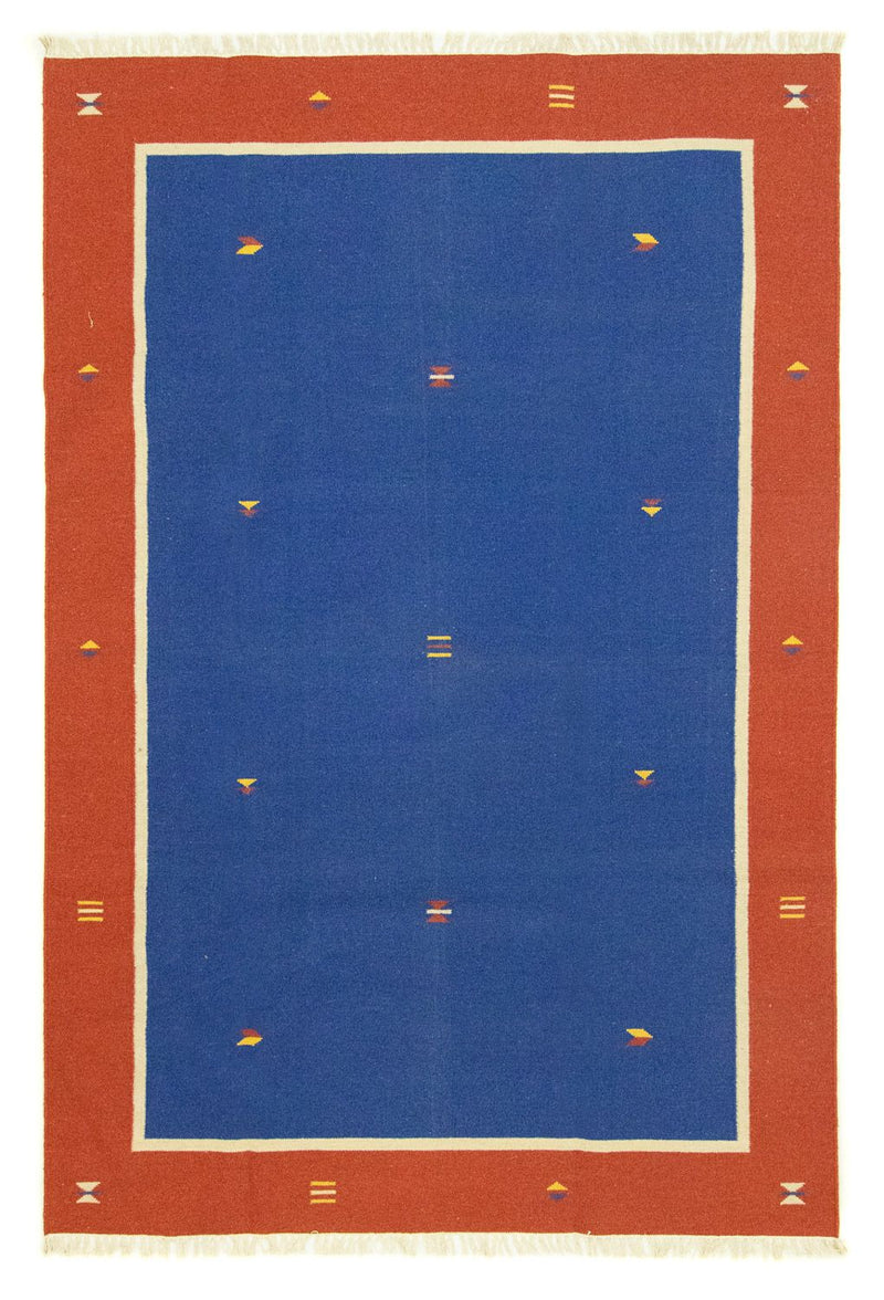 Alfombra Kelim - Tendencia - 300 x 200 cm - azul